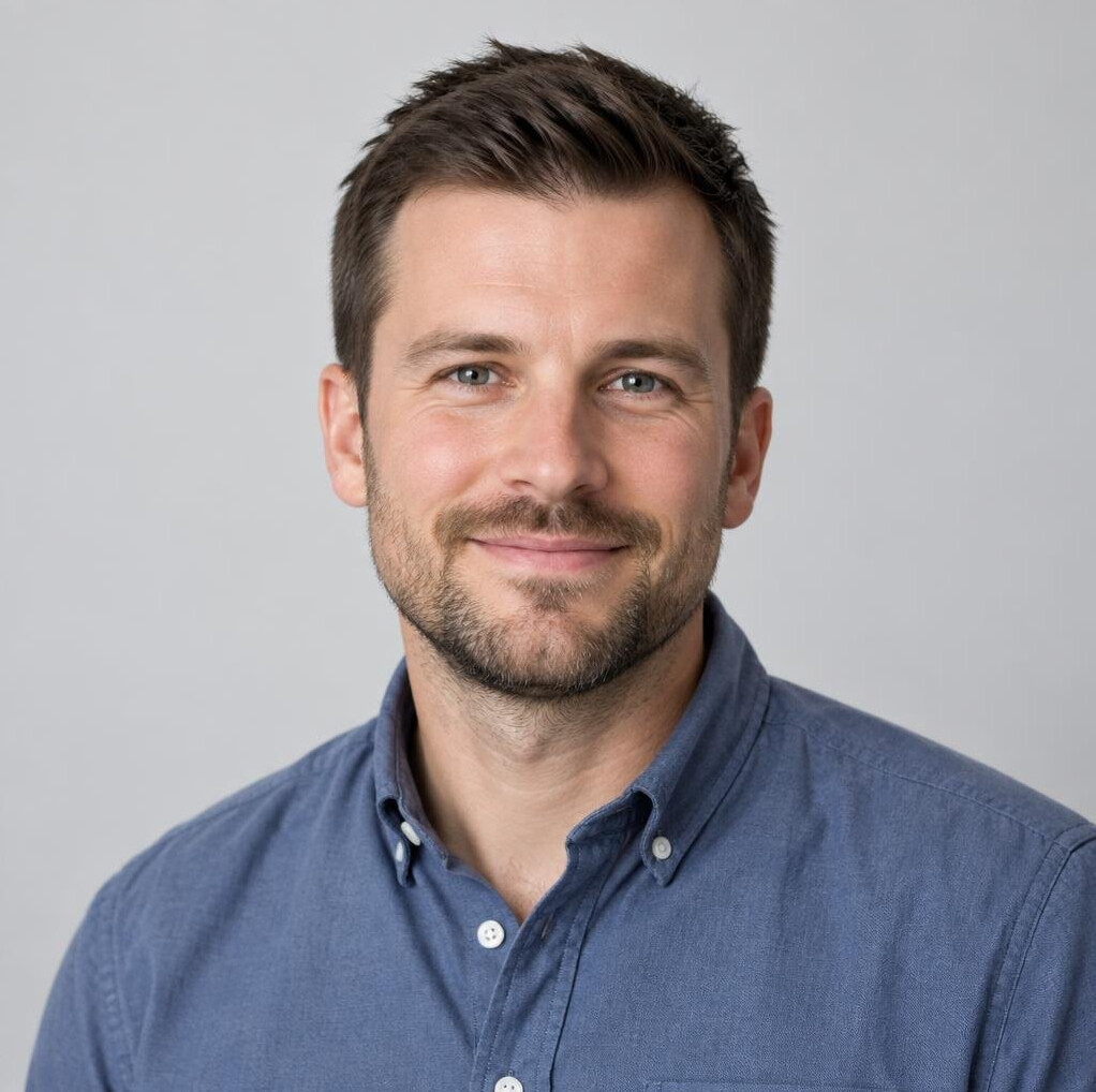 Portrait of a Norwegian man camera and technical specialist